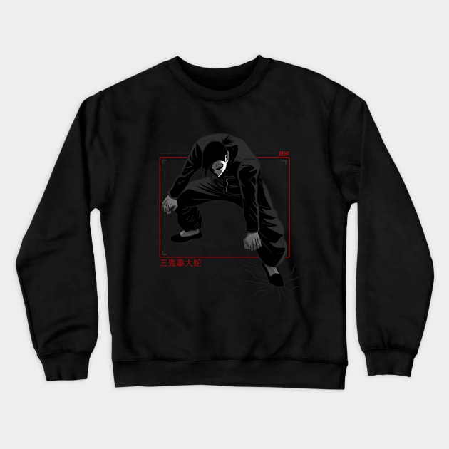 Liu Dongcheng Kengan Omega Ashura Crewneck Sweatshirt by JPNDEMON